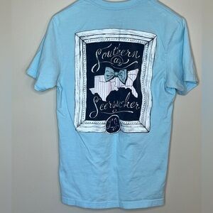 Lauren James Light Blue Graphic Tee